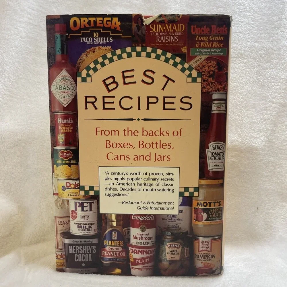 Best Recipes‎ from the Backs of Boxes, Bottles, Cans and Jars Ceil Dyer 1989 VTG